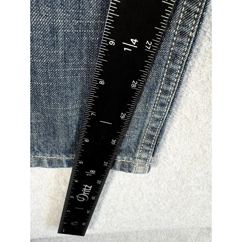 Levis 569 Loose Straight Jeans Mens 38x32 Blue Washed Relaxed Western Workwear